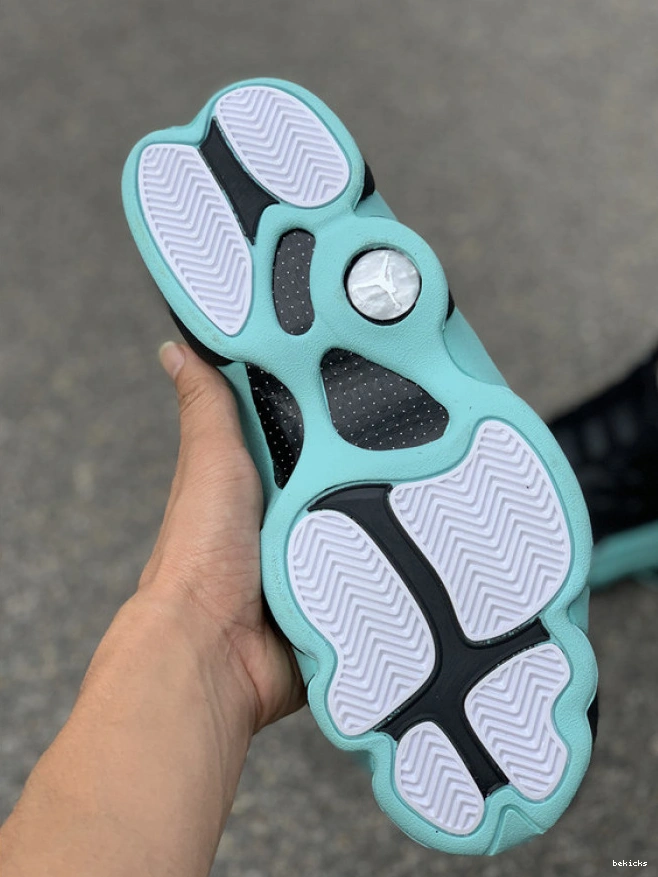 Rep 414571-030 green air 13 island jordan 0413